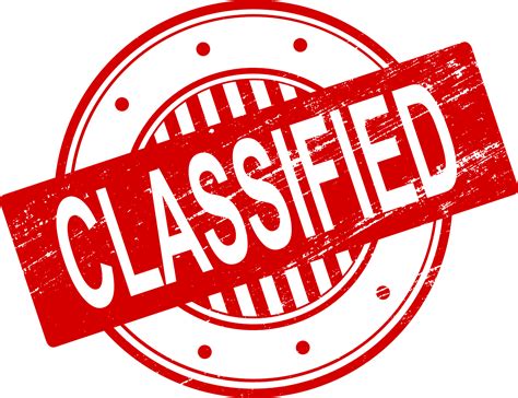 Classified Clipart