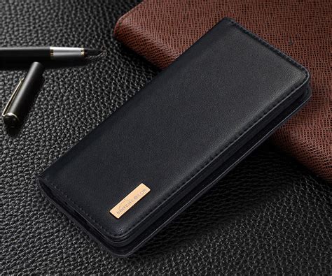 Iphone 11 Genuine Leather Magnetic Detachable Wallet Case Black