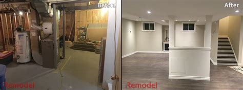 Cardboard wall color aside, the basement is a wonderfully functional space that. Home Renovations in Toronto Before and After Photo Gallery