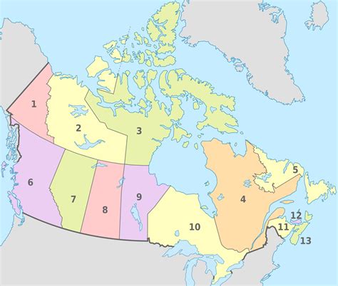 Provinces Et Territoires Du Canada — Wikipédia