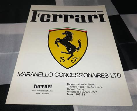 Build in memory of enzo ferrari's son. 1976 FERRARI 512BB 400 GT DINO 308 GT4 GTB MARANELLO CONCESSIONAIRES BROCHURE | Ferrari ...
