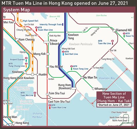 The Longest Railway Line In Hong Kong Is Born Mtr Tuen Ma Line Opened