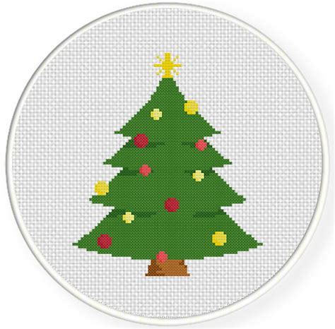 printable free christmas tree cross stitch patterns printable templates free