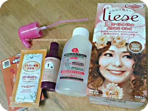 It's thick and creamy foam now coats each and every hair strands 4x* better for improved. by Cherishaeyan ♥: Product Review : Liese Bubble Hair ...