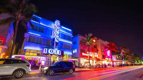 Ocean Drive Liconica Strada Art Déco Di Miami Beach