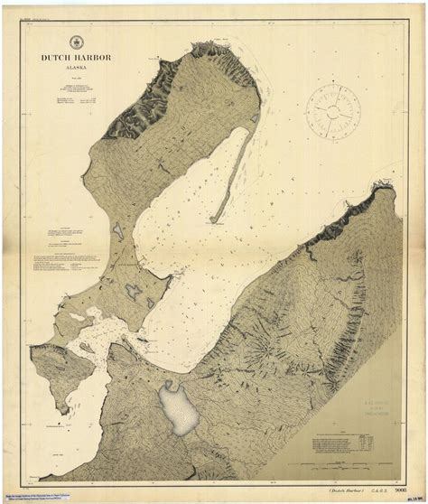 Dutch Harbor Alaska Historical Map 1911 Historical Maps Alaska Map