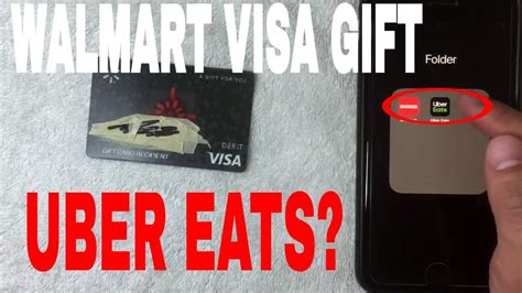 This way, you won't have to worry about carrying an extra piece of plastic in your wallet until you've gone through its full balance. Can You Use Walmart Visa Gift Card On Uber Eats 🔴 - YouTube