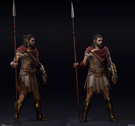 Artstation Assassins Creed Odyssey Iconic Outfit Mathieu Goulet
