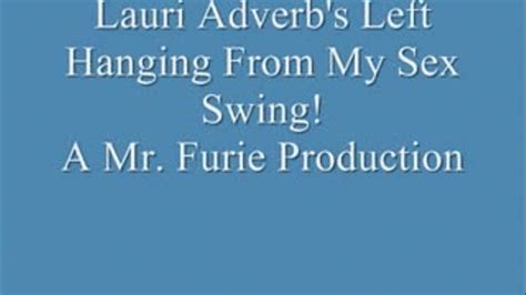 Lauri Adverb Is Left Hanging From My Sex Swingfull Length Highres Furies Fetish World Clips4sale