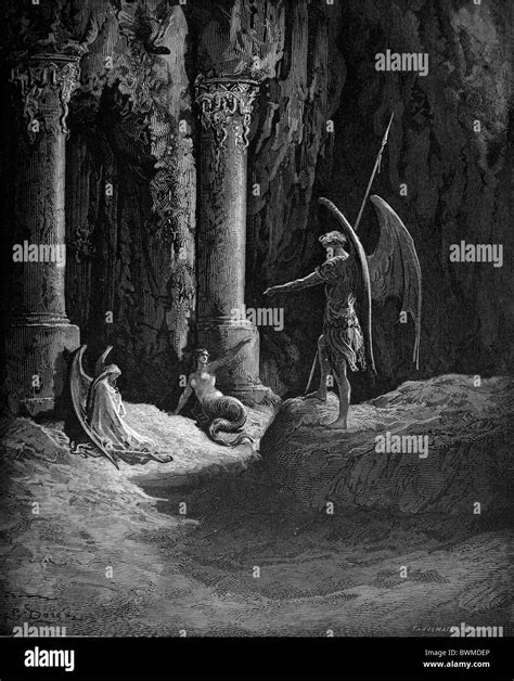 Gustave Doré Satanás En Las Puertas Del Infierno De Milton El Paraíso