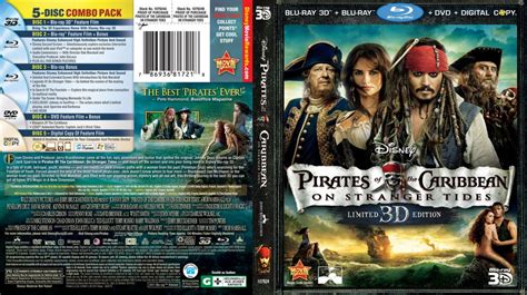 pirates of the caribbean on stranger tides 3d movie blu ray scanned covers pirates of the