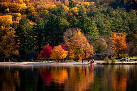 Фотографии америка Vermont Осень Природа Парки речка дерева