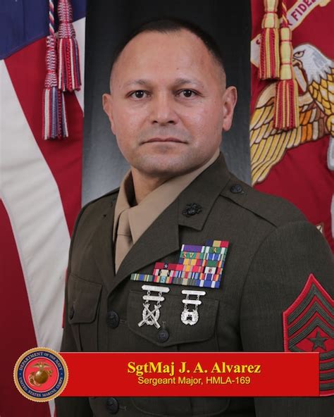 Sergeant Major Joseph A Alvarez 3rd Marine Aircraft Wing Biography