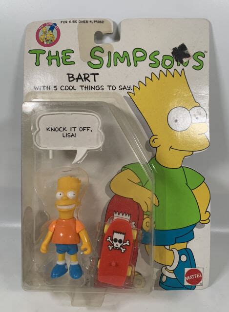 1990 Mattel The Simpsons Bart Simpson Action Figure Mip For Sale Online Ebay