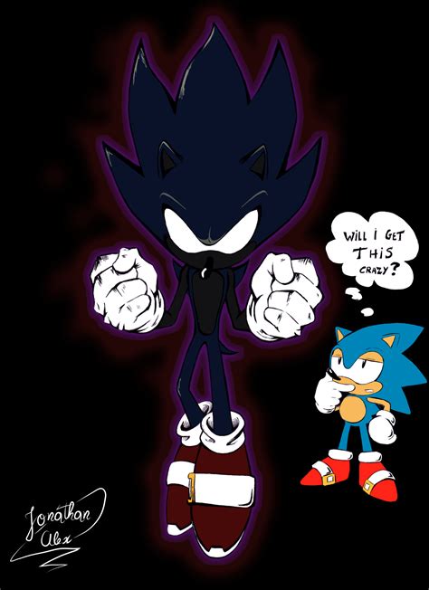 Artstation Sonic Meets His Future Dark Alterego