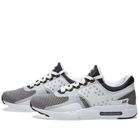Nike Air Max Zero Essential Black White And Wolf Grey End