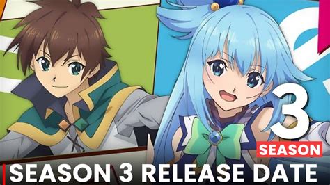 Konosuba Season 3 Release Date Trailer Announcement Youtube