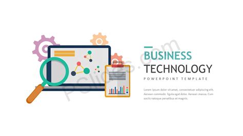 Business Technology Powerpoint Template Pslides