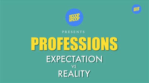 “scoopwhoop Professions Expectations Vs Reality” On Youtube Is All