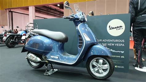 2019 Vespa Gts Touring 300 Abs Blue Youtube