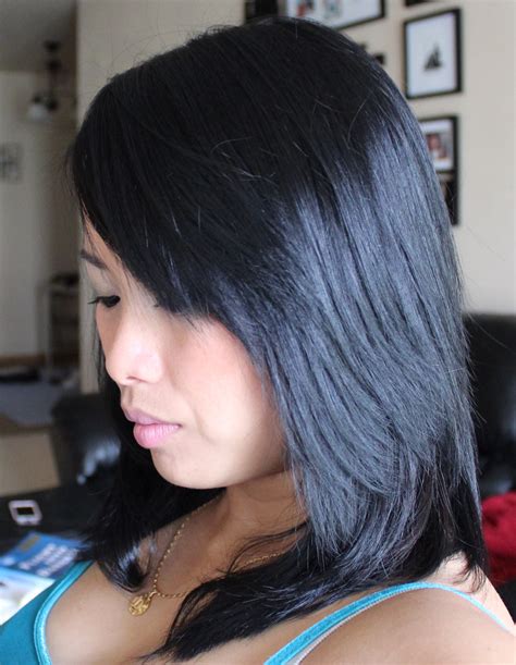 Blue black is a super stylish hair color. hair color burgundy black blue loreal | Love and Happiness