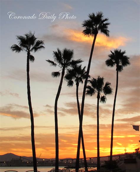 Coronado Daily Photo Sunrise Over San Diego