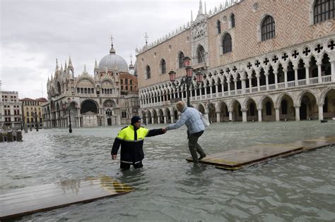 Exceptionally High Tides Flood Venice For Third Time In One Week The