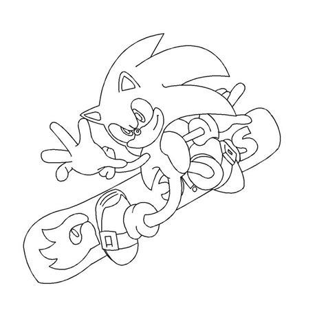 Dibujos Para Colorear De Sonic Lobo Descargar Gratis
