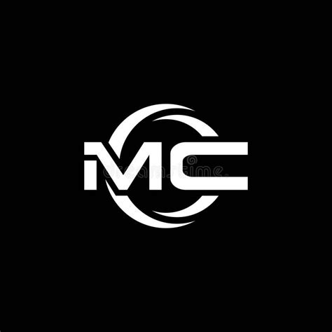 Mc Logo Monogram Design Template Stock Vector Illustration Of