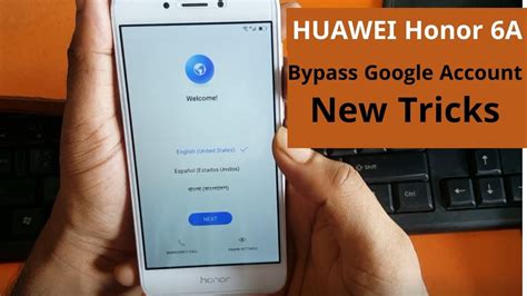 Huawei Honor A Frp Remove Tutorial New Trick Bypass Google Account