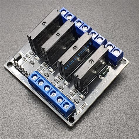4 Channel 5V 2A Solid State Relay SSR Low Level Trigger Arduino