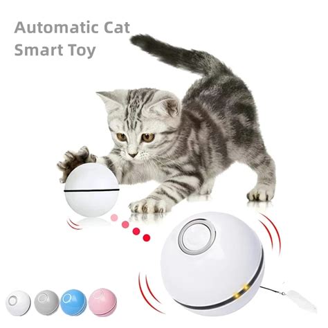 Cat Toy Smart Interactive Rolling Ball Automatic Rotating Pet Play Game