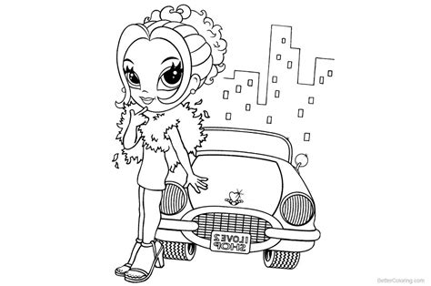 Meet all the characters of cars and cars 2, lightning mcqueen, martin, mack, and all the cars of this legendary cartoon…. Lisa Frank Coloring Pages With Car - Free Printable Coloring Pages