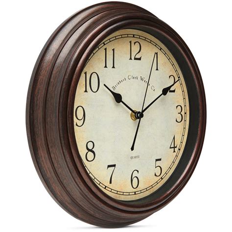 Decorative Brown Wall Clock Bernhard Products