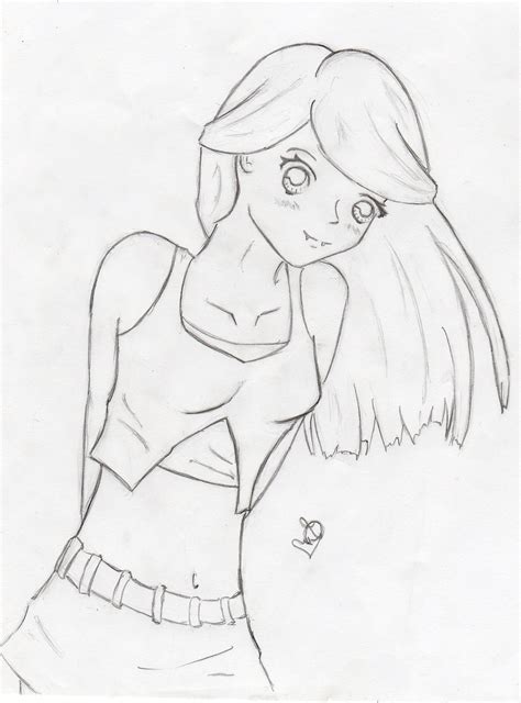 Girl Drawing Full Body At Explore