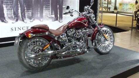 Options such as color are available at additional cost. 2013 Harley-Davidson FXSBSE CVO Breakout - YouTube