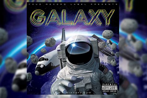 Galaxy Space Cd Cover Template Creative Daddy