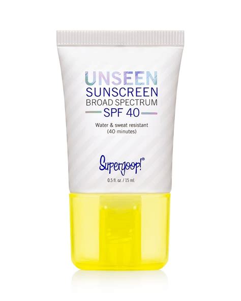 Supergoop Unseen Sunscreen Broad Spectrum Spf 40 05 Oz Modesens