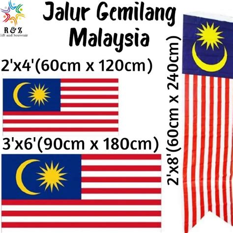 Bendera Malaysia Flag X X X Bendera Jalur Gemilang Polyester