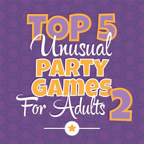 unique party games for adults f