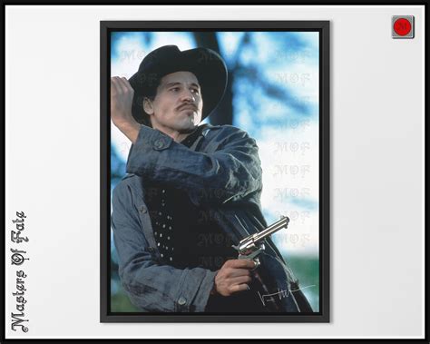 Tombstone Val Kilmer Remastered Doc Holliday Vintage Johnny Ringo Western Movie Poster Print