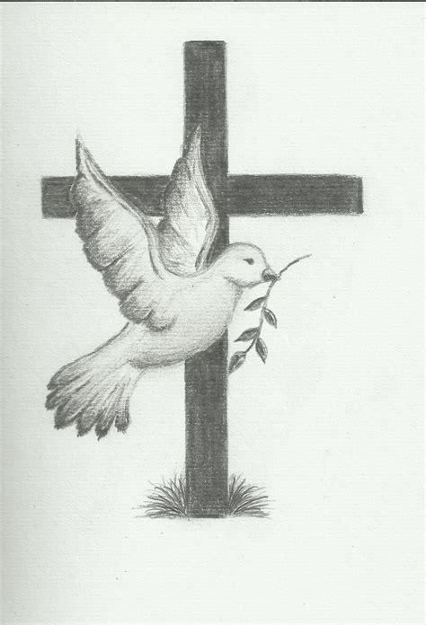 Cross Drawings Pencil | Line Drawing | Christian drawings, Jesus drawings, Cross drawings