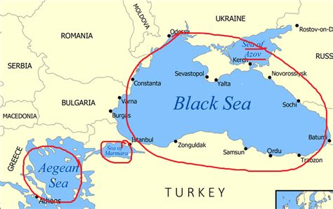 Black Sea Bordering Countries Trick