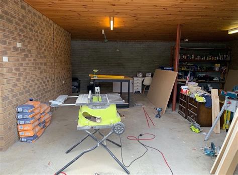 Garage Makeover Including Storage And Fl Bunnings Workshop Community