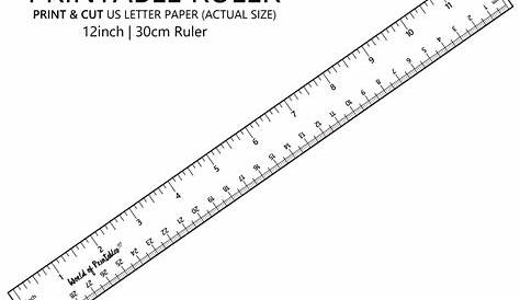 Printable Ruler - Free Accurate Ruler Inches, CM, MM - World of Printables