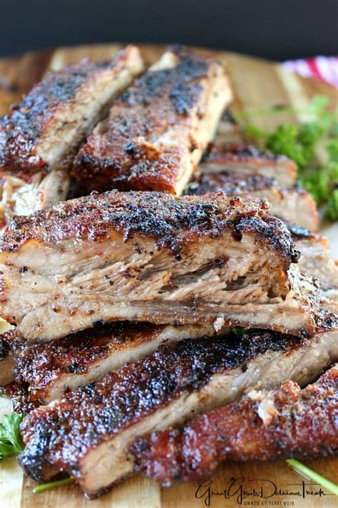 Whichever recipe has whet your appetite, use my guide to prepare the best bbq ribs you've ever tasted. BBQ Dry Rub Pork Ribs - Great Grub, Delicious Treats