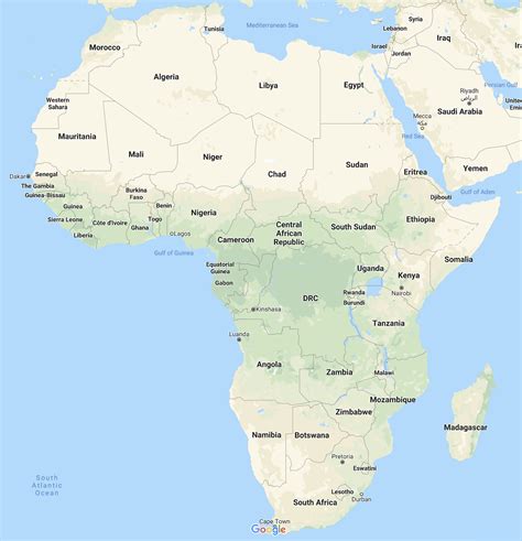 Africa Map With Countries Famous Free New Photos Blank Map Of Africa