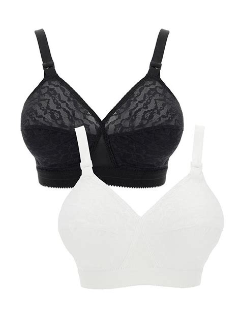 playtex cross your heart bra full cup lace non wired bras twin pack lingerie £34 00 picclick uk