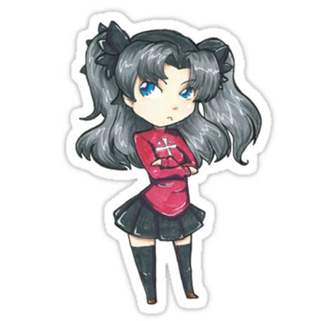 Srbb1442 Rin Tohsaka Car Window Decal Sticker Anime Animestickershop