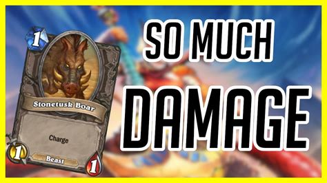 At the end of each turn, every minion you summoned gets smashed together. (Hearthstone) Boar Hunter OTK | This Deck Does SO MUCH Damage | Ashes of Outland | PlayBlizzard.com